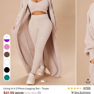 Women's Taupe 3-Piece Set